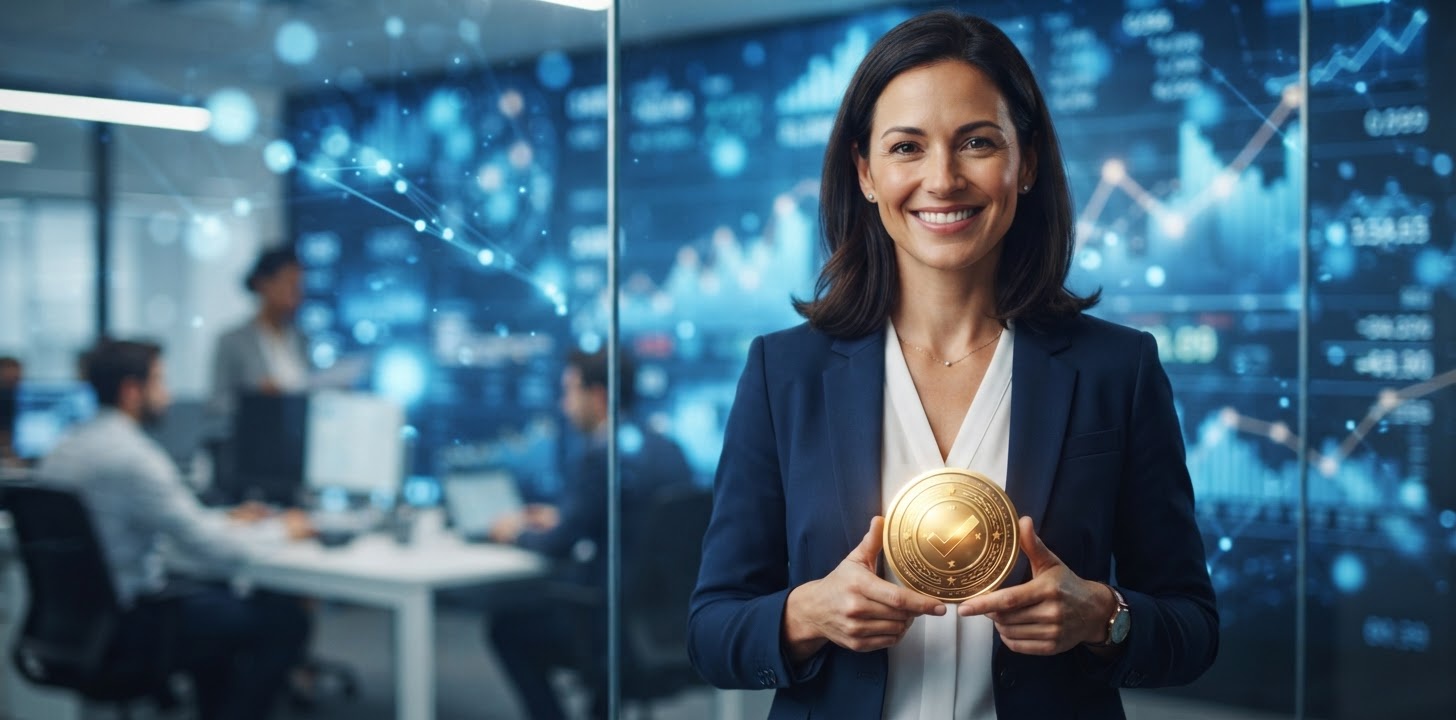 Professional accountant achieving verification